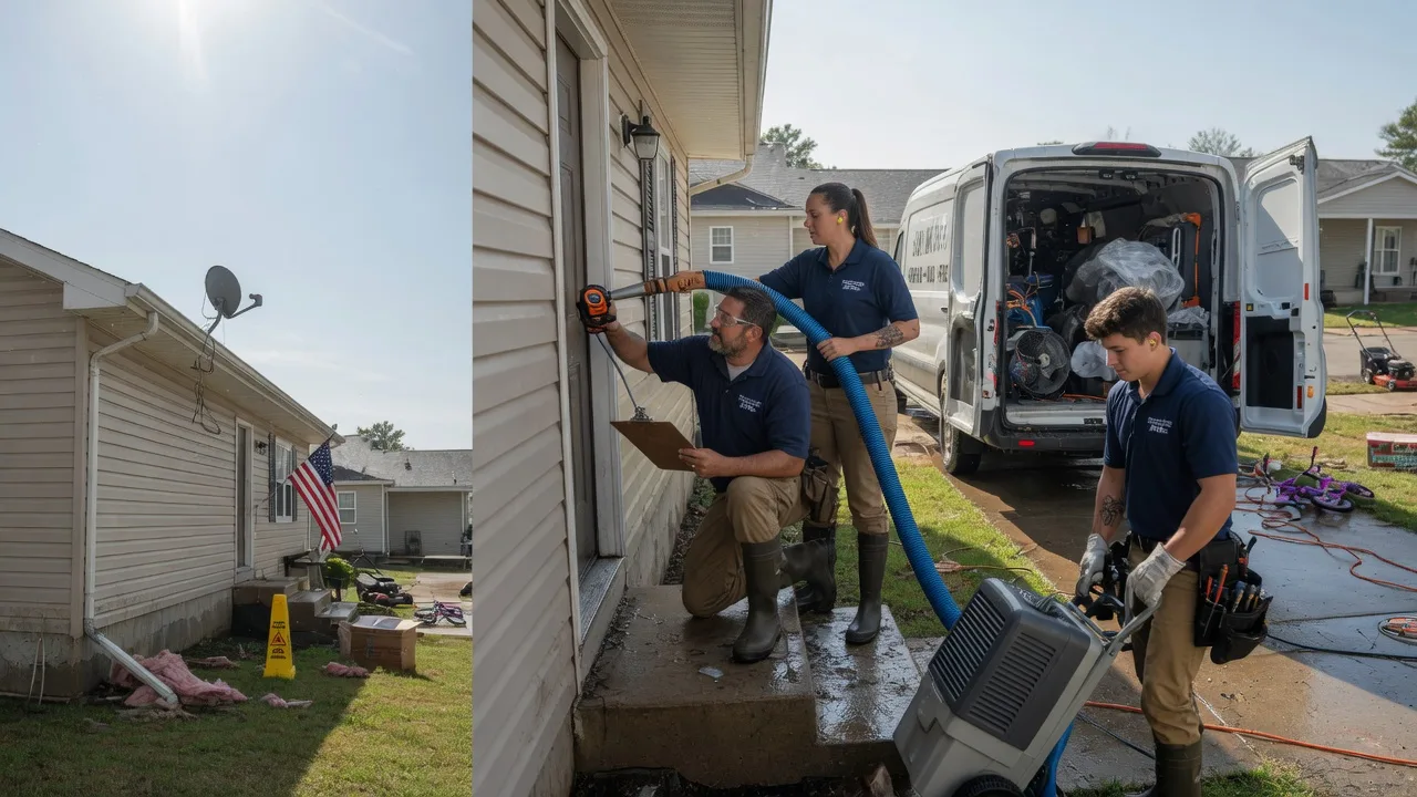 Ceiling Water Damage Restoration in Taft, CA near me